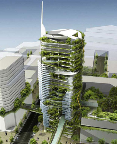 新加坡建造生态型EDITT大厦1