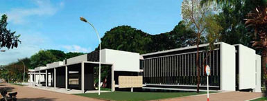 Pyle事务所的柬埔寨金边大学图书馆新馆开始施工3