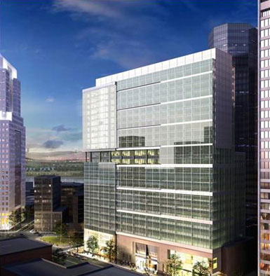 Gensler在美国匹兹堡设计23层饭店1