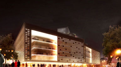 SHL事务所设计瑞典马尔默音乐厅等综合设施5