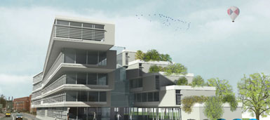  LIAG公布了荷兰阿纳姆和奈梅亨（Arnhem and Nijmegen）大学的教育系大楼设计方案。为了遵循该校“可持续发展目标”，新建筑安装了大型的热交换器和通风系统，节约了大量的能源。1