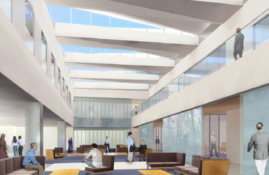 Perkins+Will设计美国奥尔巴尼大学商业学校楼2