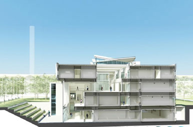 Perkins+Will设计美国奥尔巴尼大学商业学校楼3