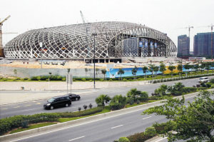 深圳湾体育中心。