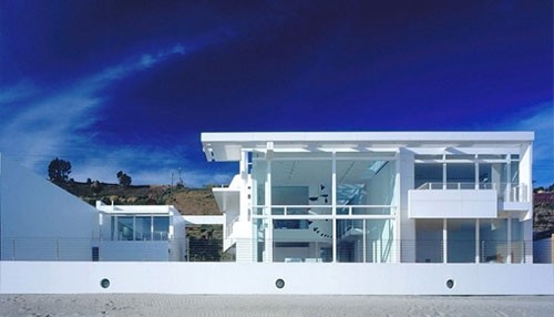 加州美丽的白色海滩别墅设计2