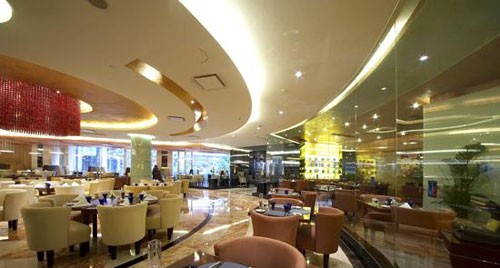 骆丹作品：广州诺富特白云机场大酒店（五星级）设计实景照片-西餐厅
