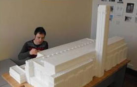 伦敦建筑节展出泰特现代美术馆的糖块模型3