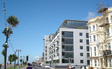 英国Worthing将建海滩饭店和住宅项目 1