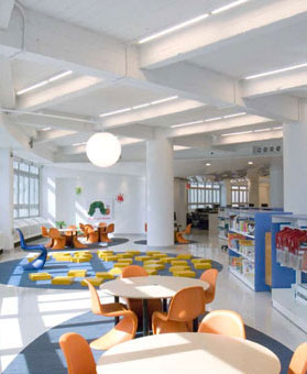 1100建筑事务所设计的纽约布朗克斯区弗朗西斯•马丁图书馆2