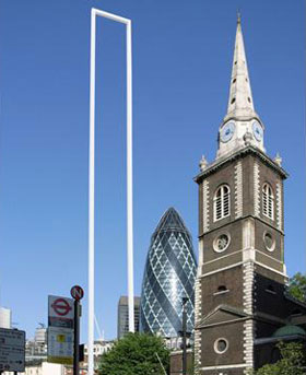 伦敦金融城2012年入口建筑选出5个候选方案5