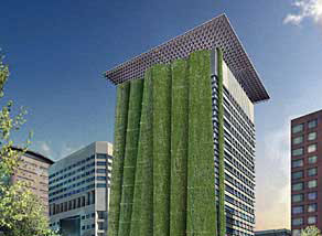 美国波特兰联邦大楼将建200英尺高的绿墙