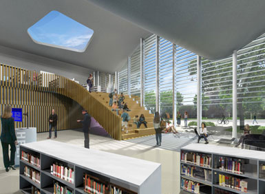 Hughes Condon Marler设计加拿大埃德蒙顿的Jasper Place图书馆 4