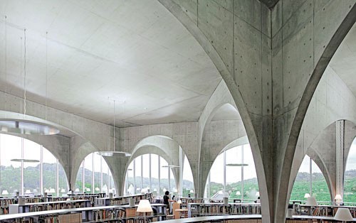 日本一大学图书馆豪华设计 自由的思想栖息地2
