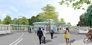 D5事务所为英国查塔姆设计一座新的巴士站点1