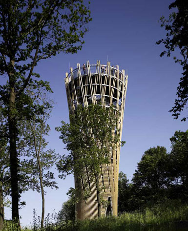 德国建造23.5米高的园艺展览会瞭望塔1