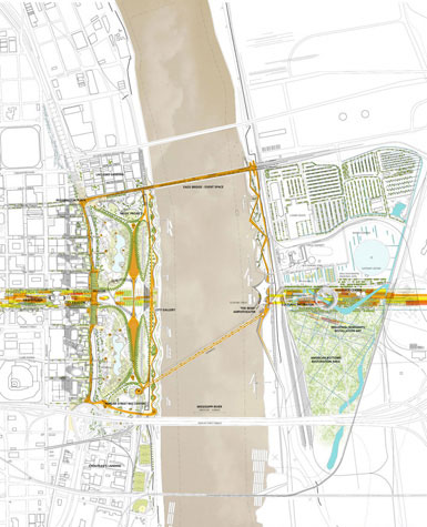 美国密苏里州举办“城市+拱门+河流”国际设计竞赛1