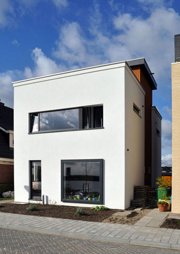 荷兰阿尔默勒建造低成本可持续性“L别墅”2