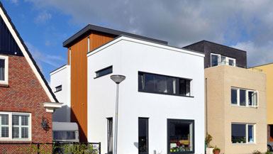 荷兰阿尔默勒建造低成本可持续性“L别墅”5