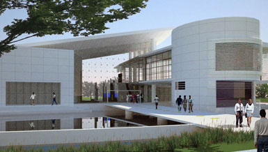 GS&P设计美国Embry Riddle航空大学迎宾中心2