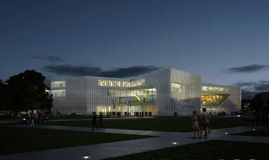 OMA将在法国Caen设计一座新图书馆1