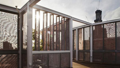 David Kohn事务所设计伦敦建筑基金会屋顶会议室2