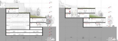 西班牙埃尔纳尼文化交流中心竞标方案3