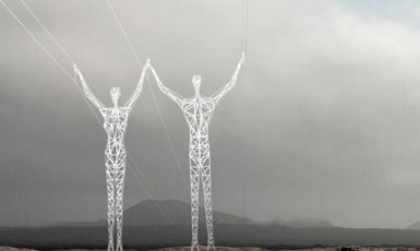 美国Choi+Shine事务所设计“土地巨人”输电线塔 5