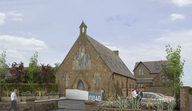 英国一座200年历史的教堂被改造成艺术社区 
