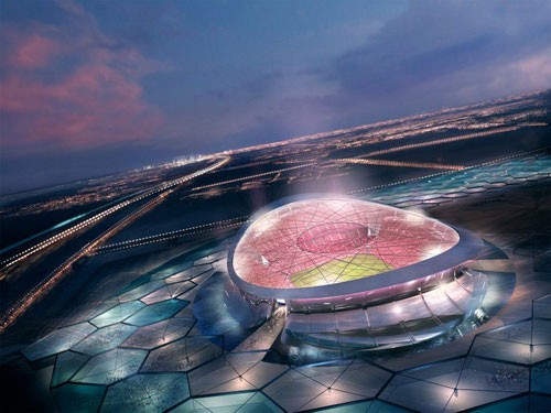卡塔尔建太阳能运动场投标“2022年足球世界杯”1