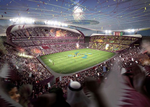 卡塔尔建太阳能运动场投标“2022年足球世界杯”3