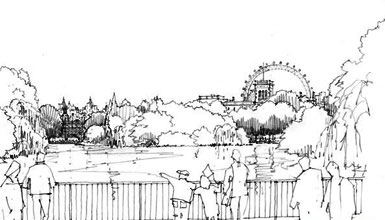 Populous和Atkins公布伦敦奥运会沙排馆设计图 2