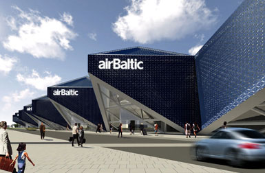 拉脱维亚里加机场举办airBaltic航站楼国际竞赛 2