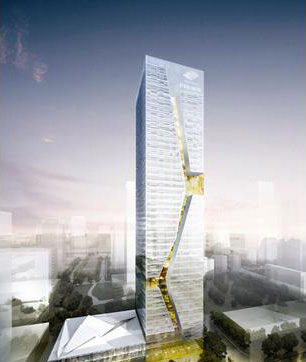 Fuksas设计深圳的200米国信证券大厦
