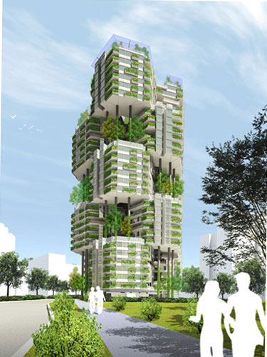 新加坡R4公寓楼获得2010年绿色摩天楼奖 1