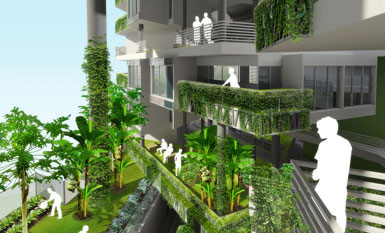 新加坡R4公寓楼获得2010年绿色摩天楼奖 3