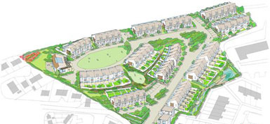 Paul Davis战胜RMJM等设计北爱尔兰一座零碳住宅项目2