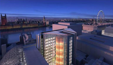 Hopkins在伦敦圣托马斯医院东楼包面设计竞赛中获胜