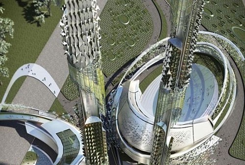 台湾塔设计概念国际竞赛佳作奖：Steven Ma3