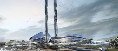 台湾塔设计概念国际竞赛佳作奖：Steven Ma5