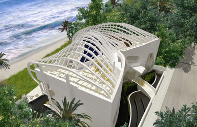 塞浦路斯拉纳卡建造迈阿密风格的私人别墅1