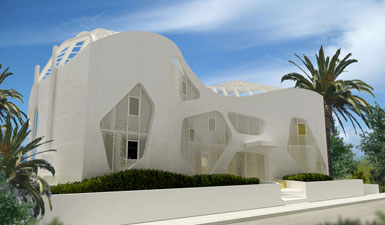 塞浦路斯拉纳卡建造迈阿密风格的私人别墅5