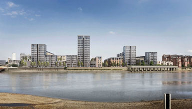 LDS设计的Fulham码头再开发计划提交申请1