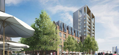 LDS设计的Fulham码头再开发计划提交申请2
