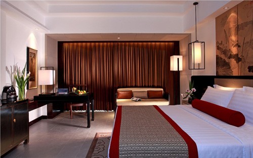 雅高酒店集团大中华区第一百家酒店-三亚湾海居铂尔曼度假酒店-中式客房