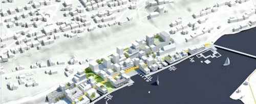 挪威希恩港口新城设计方案2