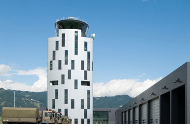 奥地利采尔特维克机场建造新的交通管制塔兼消防站4