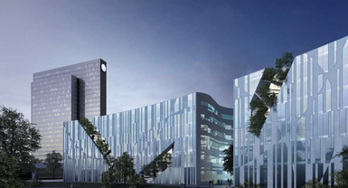 丹尼尔•利贝斯金德设计德国杜塞尔多夫Kö-Bogen办公楼1