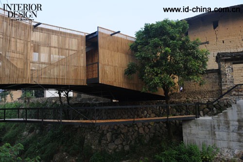 中国福建省下石村桥上书屋2