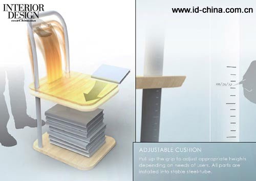 Ho-Chieh Hsu设计不断成长的椅子-2