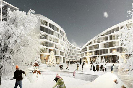 big 事务所设计芬兰的 koutalaki 滑雪村